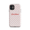 Funda resistente con corazones rojos para iPhone®